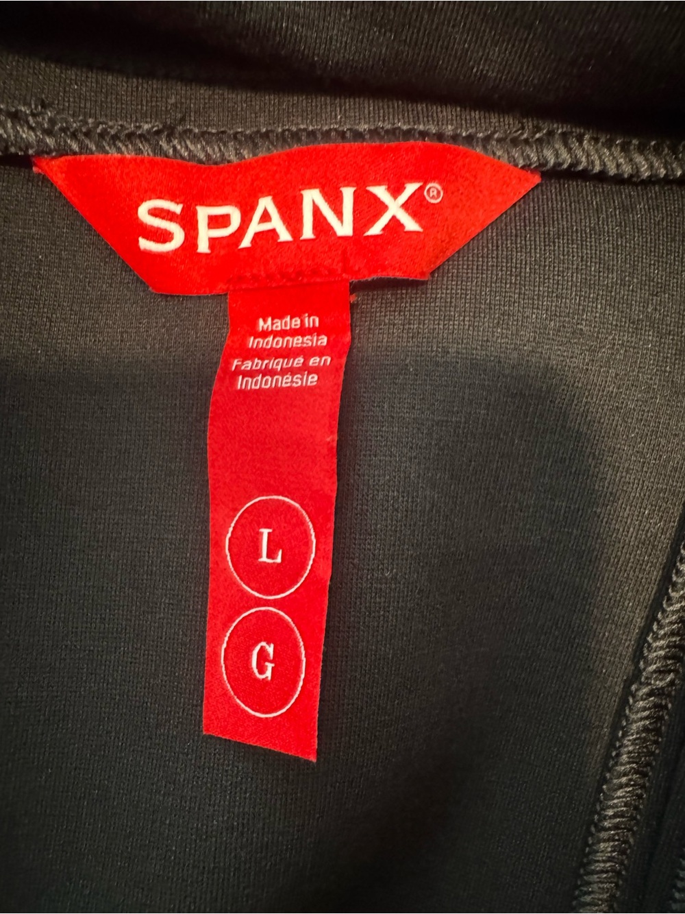 SPANX Square Neck Mini Dress Black NWT - Picture 7 of 8